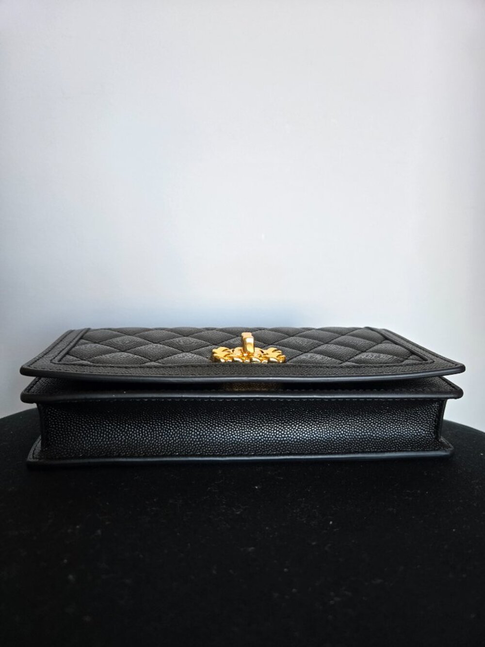 Charles & Keith Micaela Quilted Long Wallet - Black - Picture 4 of 10